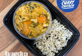 Thai Coconut Red Curry Chicken Bowl