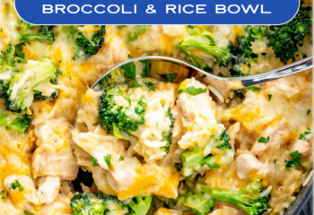 Cheesy Chicken, Broccoli & Rice Bowl Cheesy Chicken, Broccoli & Rice Bowl