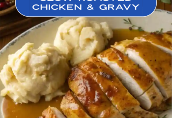 Slow Roasted Chicken & Gravy