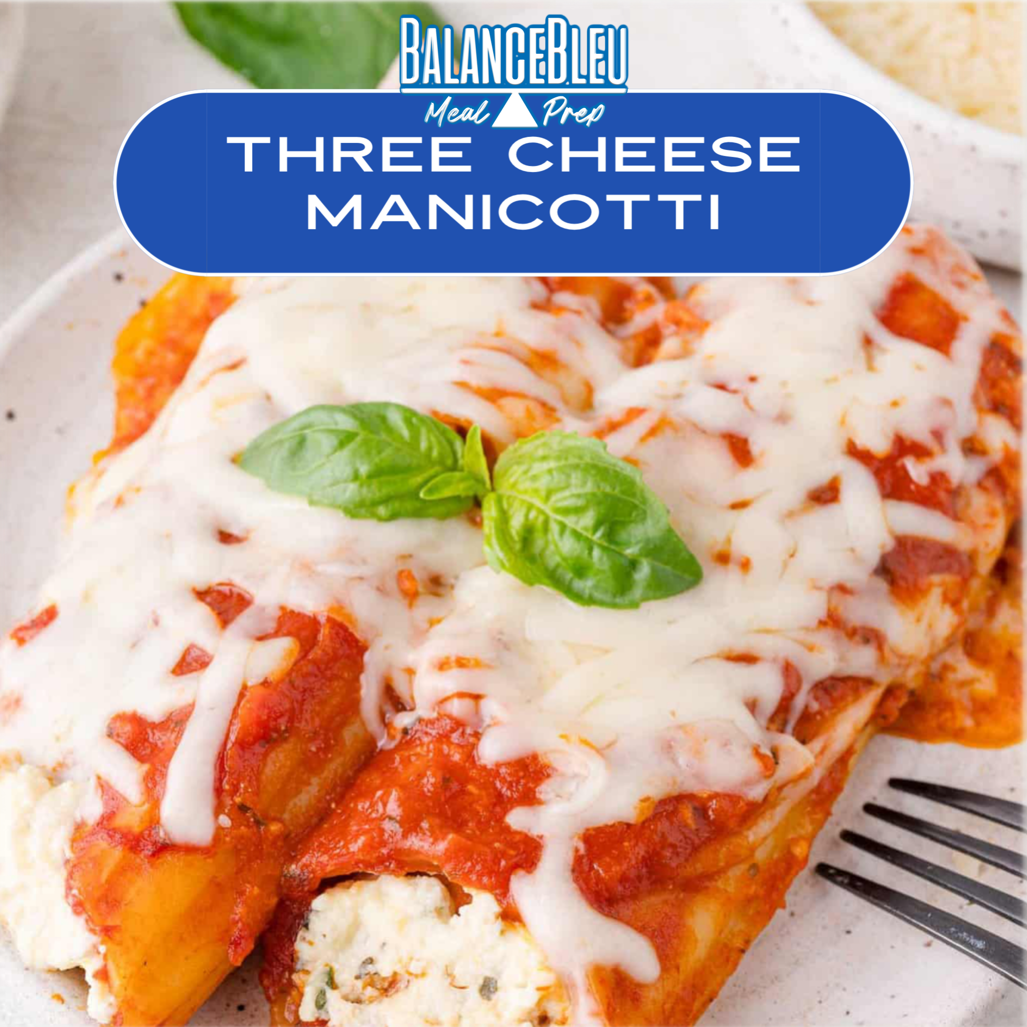 Three-Cheese Manicotti